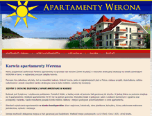 Tablet Screenshot of apartamentywerona.pl